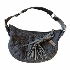 Coach Black Quilted Shoulder Bag